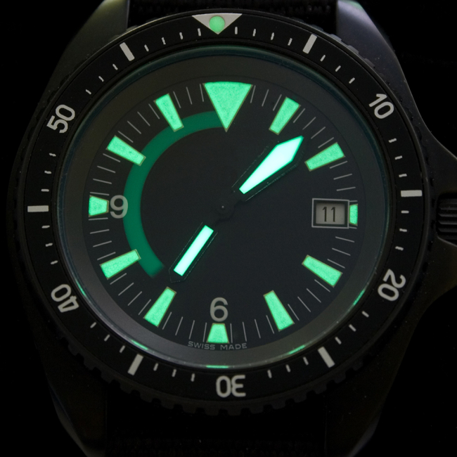 Glow in the dark watch