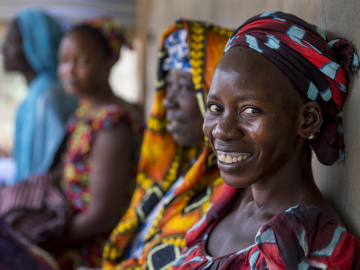 A mobile clinical outreach team from Marie Stopes International, a specialized sexual reproductive health and family planning organization on a site visit to Laniar health center, in Senegal.