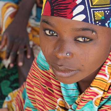 A Nigerian woman with fistula waits for surgery in Niger. 