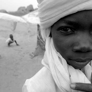 A young refugee from Darfur in the Kounoungo camp in eastern Chad. 