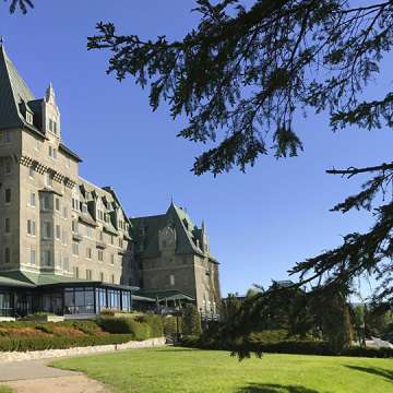 Fairmont Le Manoir Richelieu in La Malbaie, Quebec, Canada, where world leaders gathering for this weekend's G7 summit will stay. 