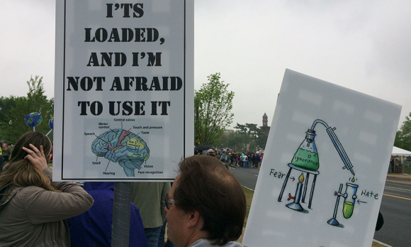 Brain science combo from March for Science 7