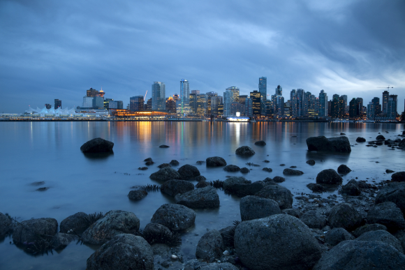 Vancouver Waterfront. Dan Prat/Getty Images